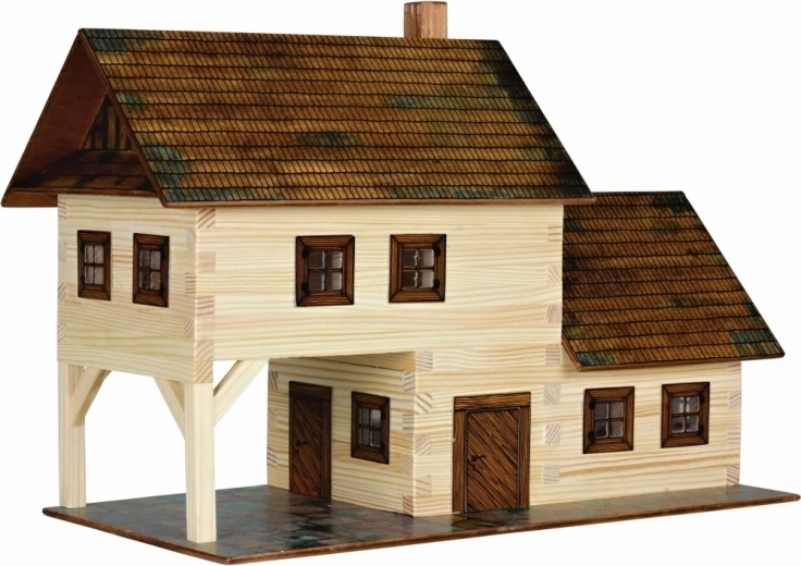 Walachia Holz-Klebe-Bausatz Gasthaus