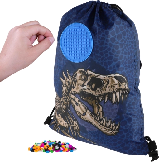 Pixie Crew Turnbeutel Dinosaurier mit kleinem Panel