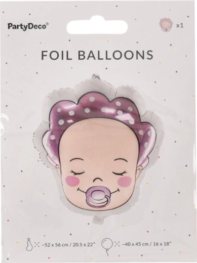 Folienballon mit Schriftzug BABY 40 × 45 cm
