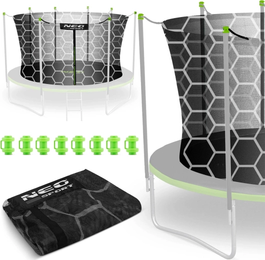 Neo-Sport internes Sicherheitsnetz für Trampolin 404 cm (13 ft) für 8 Pfosten