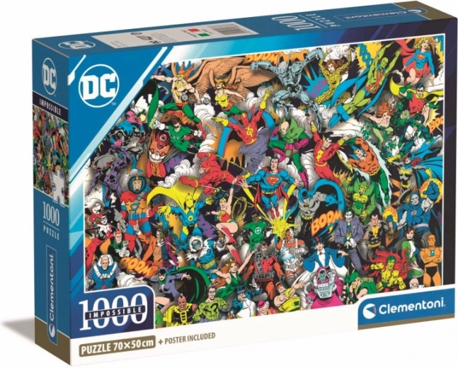 Puzzle 1000 Teile Impossible DC Comics
