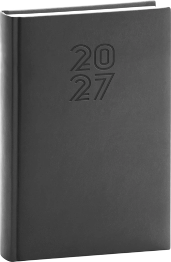 Notique Tageskalender Aprint 2027 schwarz 15 × 21 cm