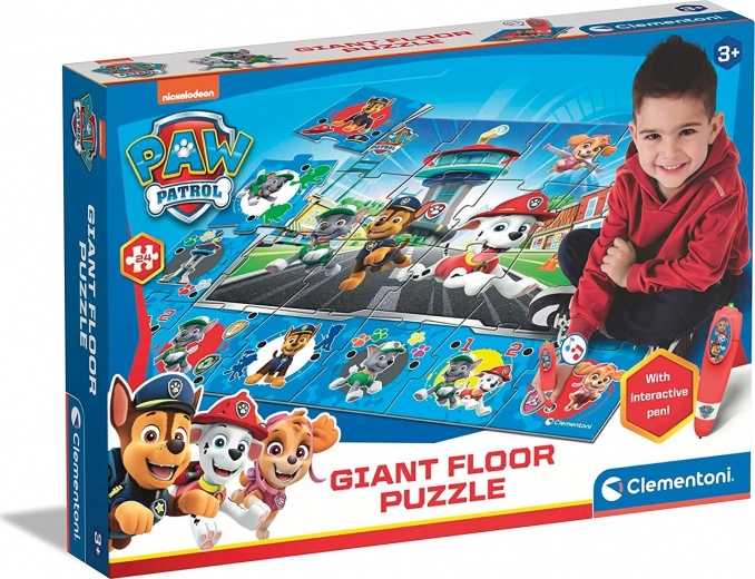 Puzzle mit Teppich Paw Patrol, 24 Teile