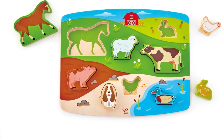 Puzzle Bauernhoftiere