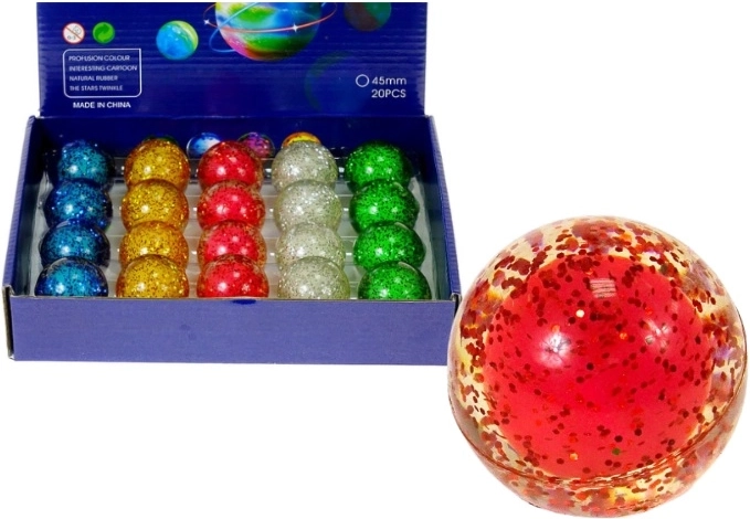 Leuchtender Glitzerball 4 cm