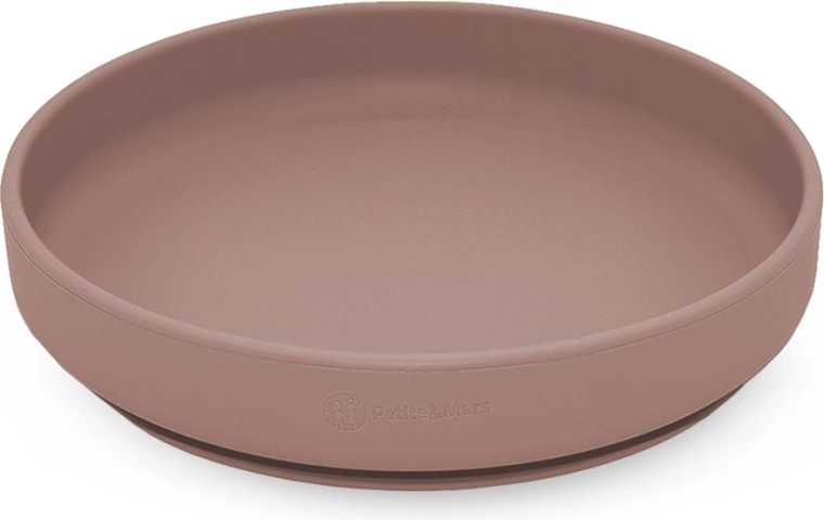 Petite&Mars Silikonteller mit Saugnapf Take&Match velvet latte 6m+