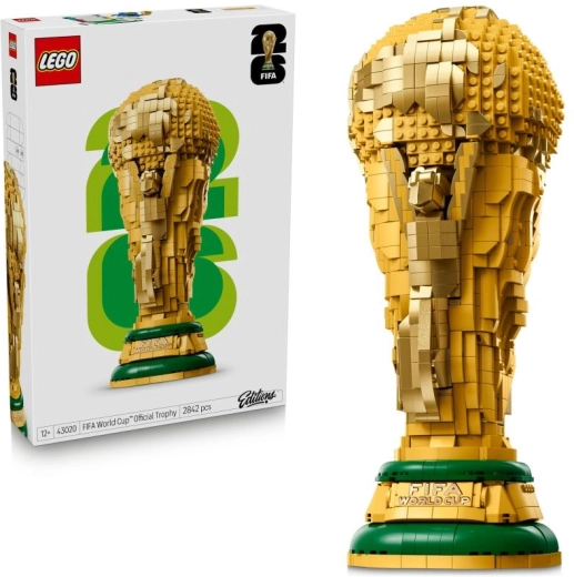 LEGO Editions offizielle Trophäe der Fußball-Weltmeisterschaft