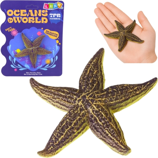 Gummifigur Seestern – realistisch, 9,5 cm