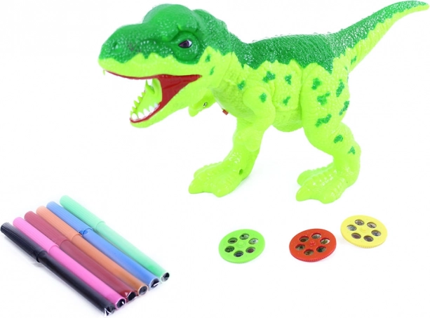 Interaktiver Dinosaurier-Projektor