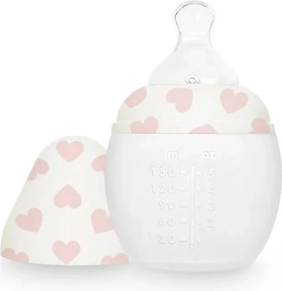 Élhée Anti-Kolik-Babyflasche 150 ml Full of Love Pink