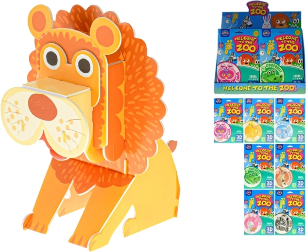 Schaumstoff-3D-Puzzle Wildtiere – 1 Stück