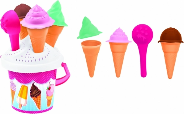 Sandspielset Eiscreme-Herstellung
