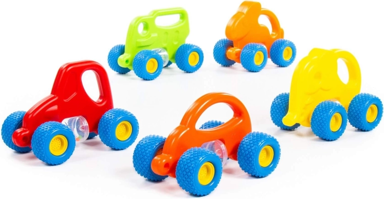 Baby Gripcar buntes Auto mit großen Rädern – 1 Stück