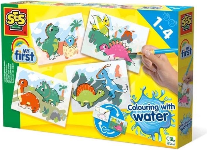 SES Creative My First Malen mit Wasser – Dinosaurier
