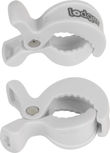 Lodger Clips für Pucktuch Swaddle Clip weiß (2 Stk.)