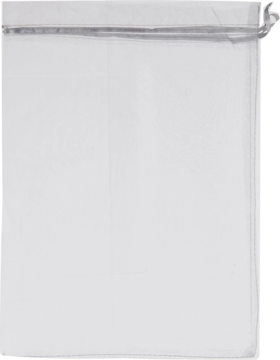 Organzasäckchen grau 25 × 35 cm