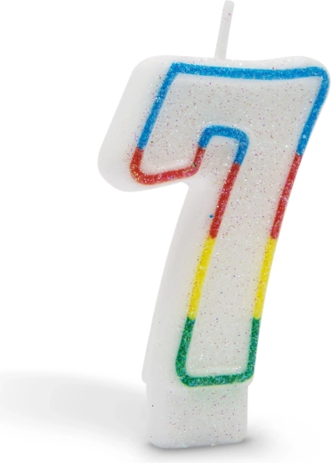 Geburtstagskerze Zahl 7
