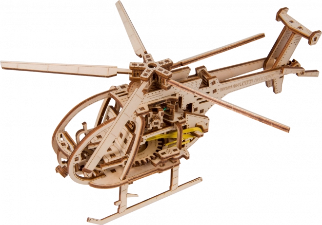 Holz-3D-Puzzle Hubschrauber
