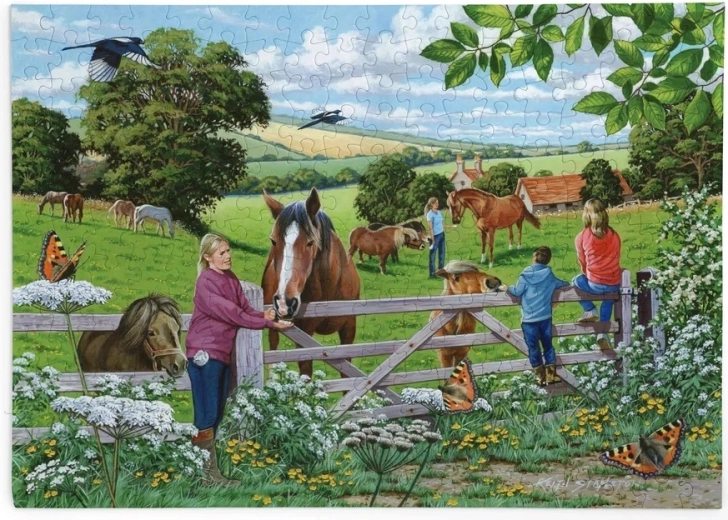 House of Puzzles Leckerlis für Pferde – Puzzle mit 250 großen Teilen