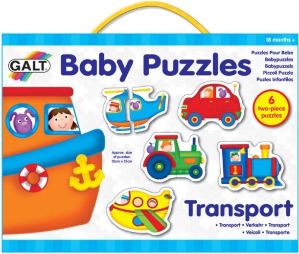 Galt Baby-Puzzle Verkehr 6x2 Teile