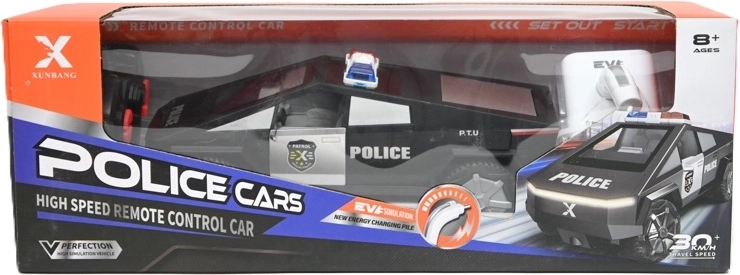 Futuristisches ferngesteuertes Polizei-RC-Auto
