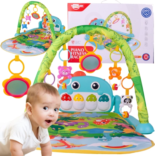 Spielmatte mit Klavier, Licht und Ton für Babys