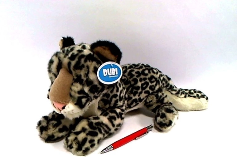 Plüsch-Schneepanther 28 cm - 1 Stück