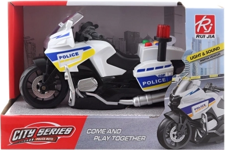 Polizei-Motorrad mit Batteriebetrieb – 1 Stück