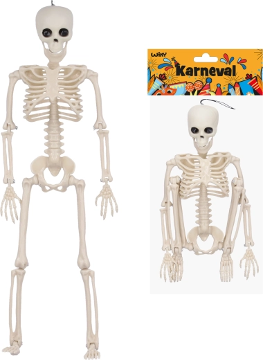 Halloween-Dekoration – Hängeskelett 45 cm