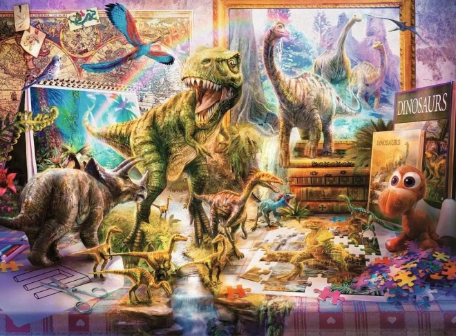 Puzzle RAVENSBURGER Dinosaurier erwachen XXL 100 Teile