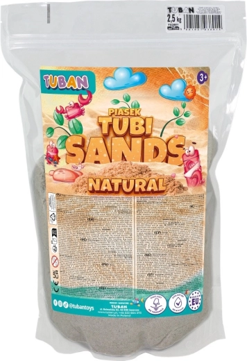 TUBI SAND natürlicher kinetischer Sand im Beutel 2,5 kg