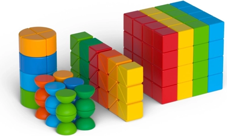 Geomag Magicube Shapes – magnetische Konstruktionsspielzeug 164 Teile