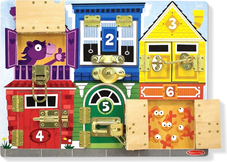 Holztafel mit Schlössern MELISSA & DOUG