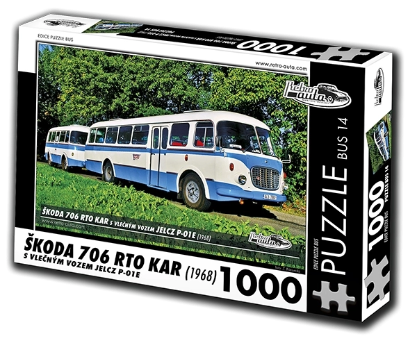 Puzzle Retro-Autos Škoda 706 RTO KAR – 1000 Teile