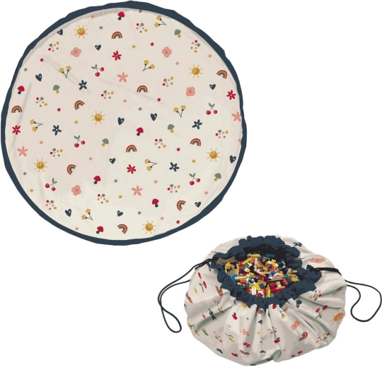 Play&Go Noomad original Spieldecke und Spielzeugsack Funny Days