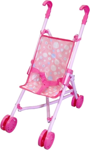 Puppenwagen mit Metallkonstruktion – rosa