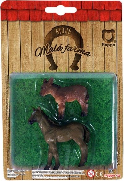 Tiere auf dem Bauernhof 2-in-1 – Pferd und Esel