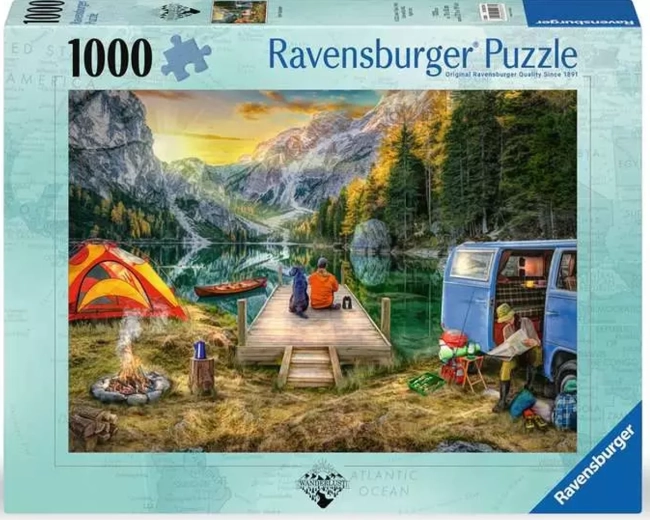 Ravensburger Puzzle „Ruhe im Camp“ 1000 Teile