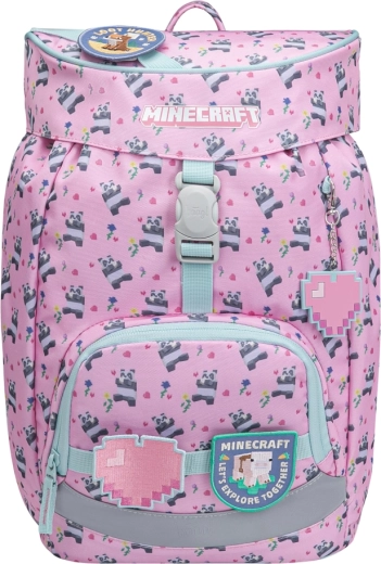 Schulrucksack BAAGL Airy MINECRAFT Panda – ultraleicht und ergonomisch