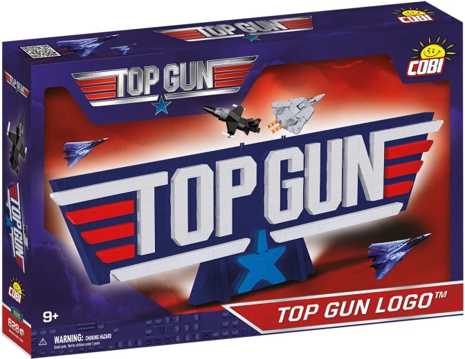 COBI Bausatz Top Gun 3D-Logo, 628 Teile