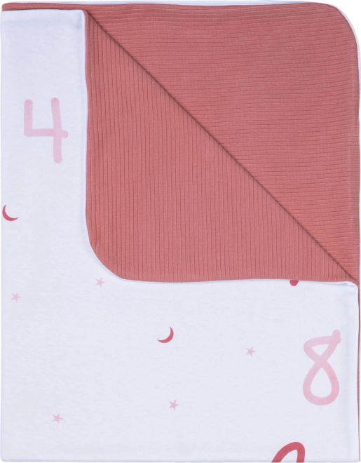 Bubaba Decke Mein erstes Jahr rosa-weiß