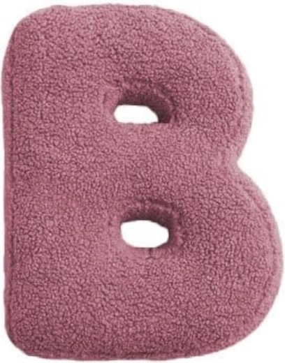 Mealini Plüschbuchstabe B Rosa - 1 Stück