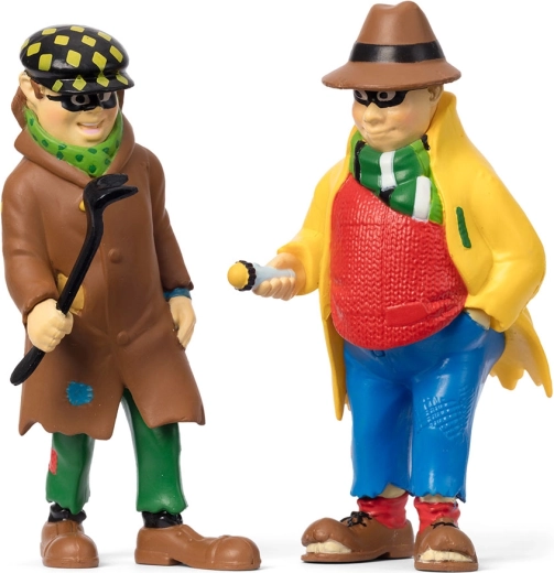 Räuberfiguren Dunder Karlsson und Blom – Pippi Langstrumpf (2 Stk.)