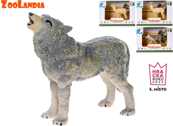Zoolandia Lama-Figur aus Kunststoff – Tier für den Zoo