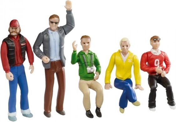 Zuschauerfiguren 1:32 – Set mit 5 Figuren und beweglichen Teilen