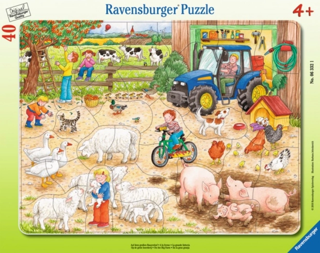 Ravensburger Puzzle Auf dem großen Bauernhof 40 Teile