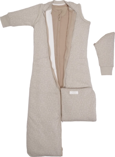 Lodger Hopper Ganzjahres-Schlafsack 4 Jahreszeiten beige 68/98