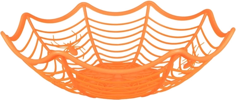Dekorationstablett in Spinnennetzform