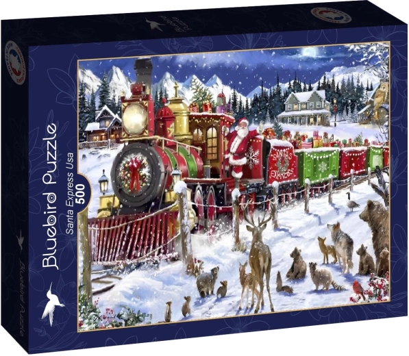 Bluebird Puzzle Santa Express USA 500 Teile