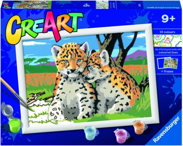 CreArt Malbuch für Kinder Jaguare